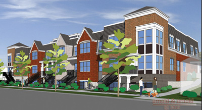 Beall's grant: Beall Avenue rendering