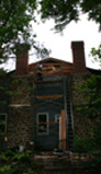 Mt. Hope: photograph of chimney renovations
