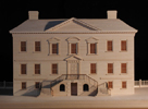 Drayton Hall: photo of rear of model